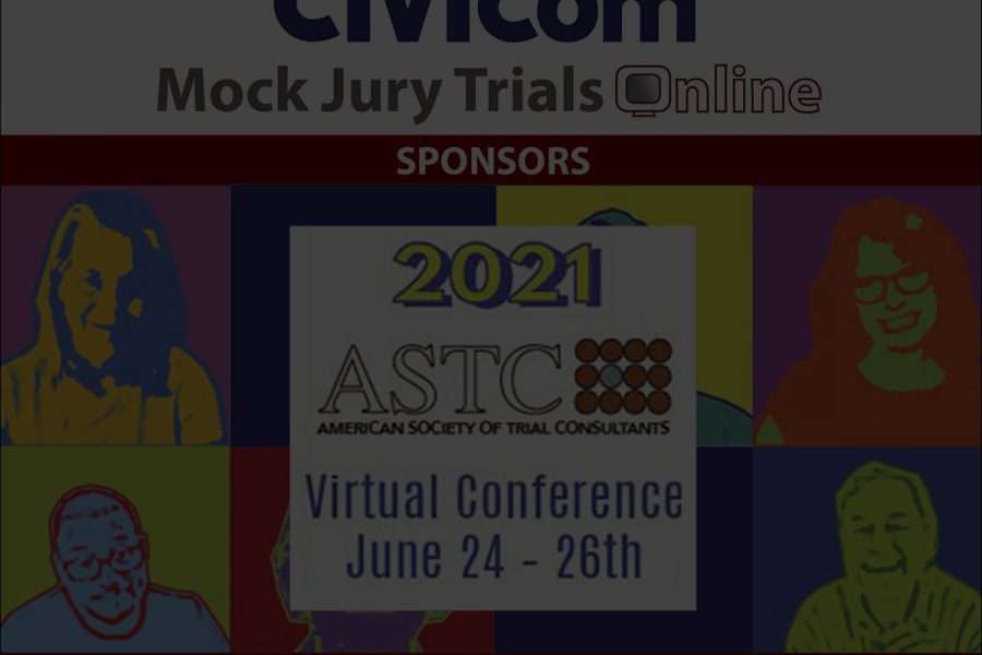 Civicom Mock Jury Trials Online Sponsors 2021 ASTC conference